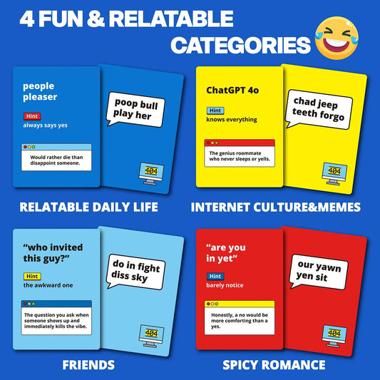 HUMAN LANGUAGE NOT FOUND: A PARTY GAME OF GIBBERISH GUESSING KAWAII KOI