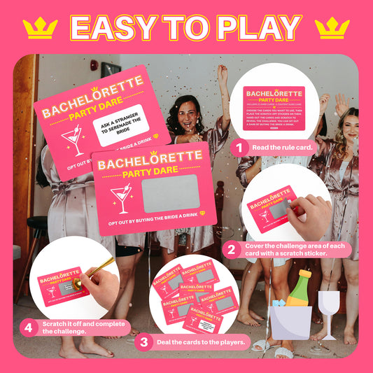SCRATCH OFF DARE CARDS FOR GIRLS NIGHT