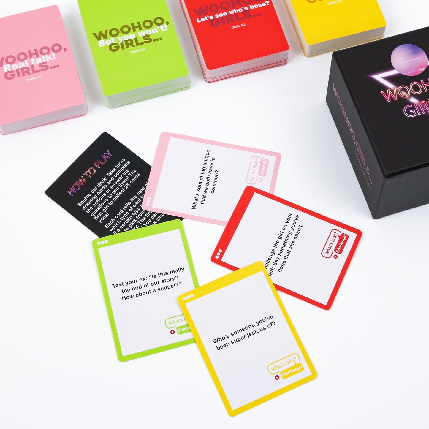 WOOHOO, GIRLS... Card Content