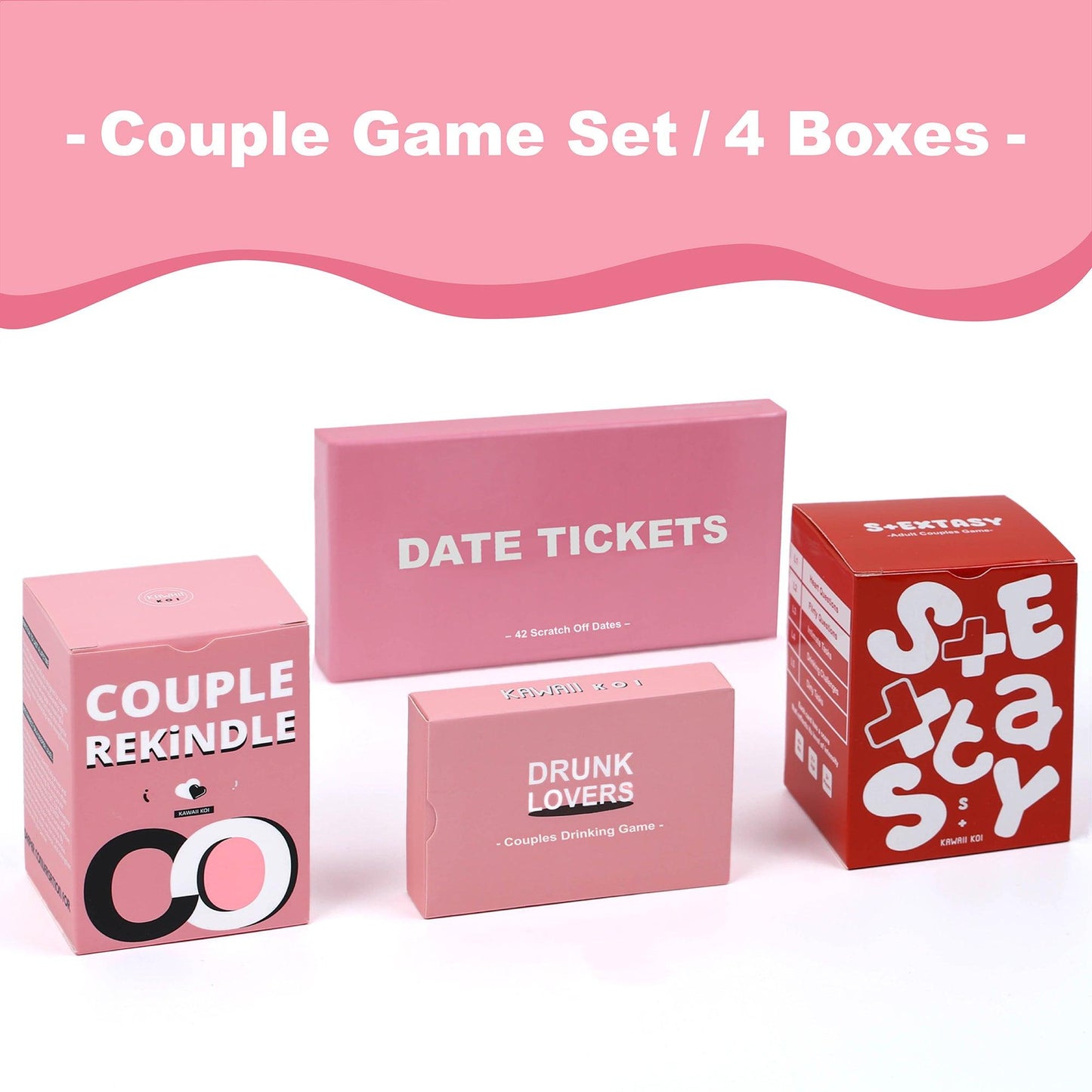 COUPLE GAME SET/4 BOXES: GET THE BUNDLE FOR AS LOW AS $39.99!
