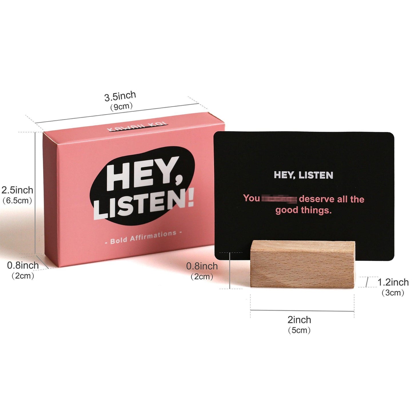 HEY, LISTEN! : Size Details