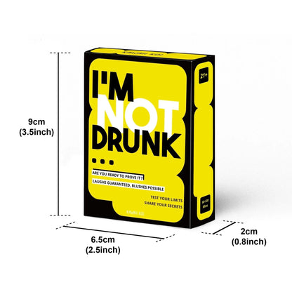 I'M NOT DRUNK Size Details