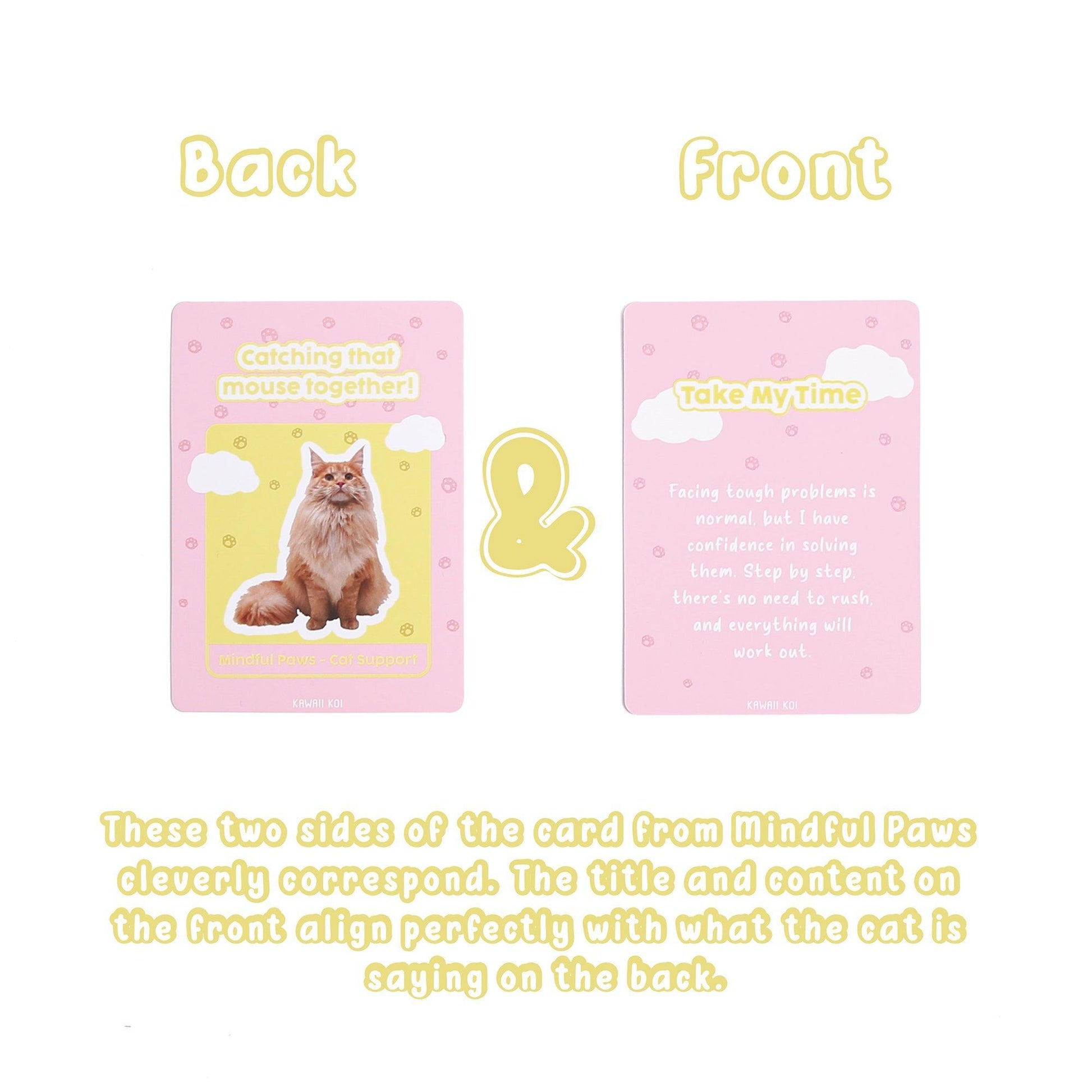 Mindful Paws - Cat Support Front & Back