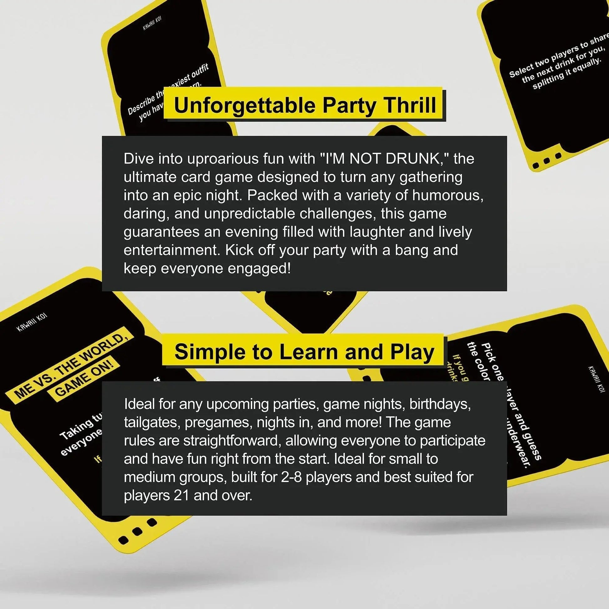 I'M NOT DRUNK: Dive into the uproarious drinking game