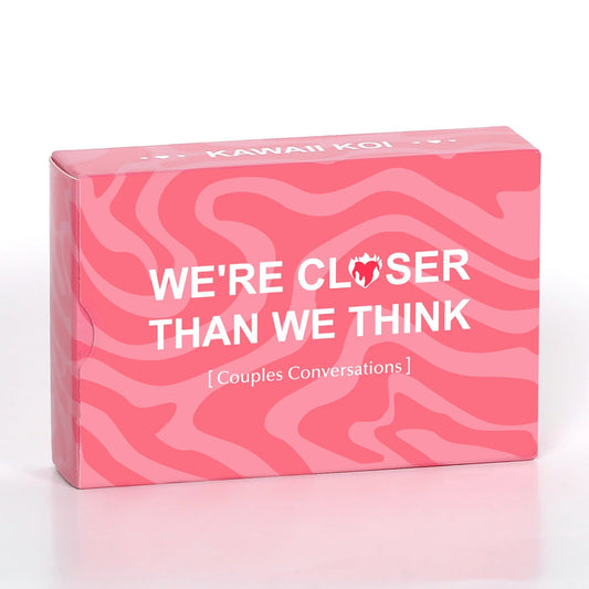 WE'RE CLOSER THAN WE THINK: A ROMANTIC CONVERSATION CARD GAME KAWAII KOI
