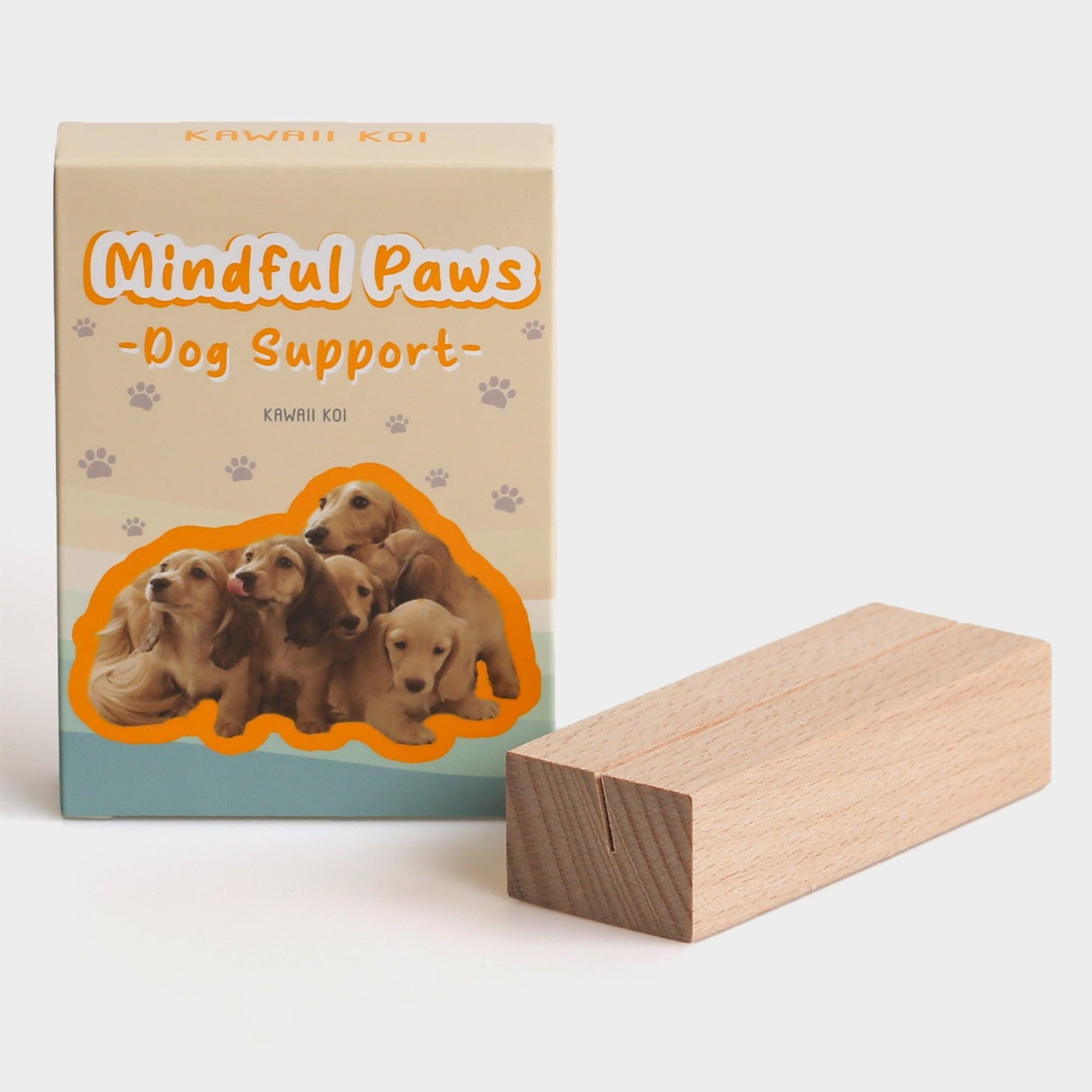 MINDFUL PAWS with wooden stand