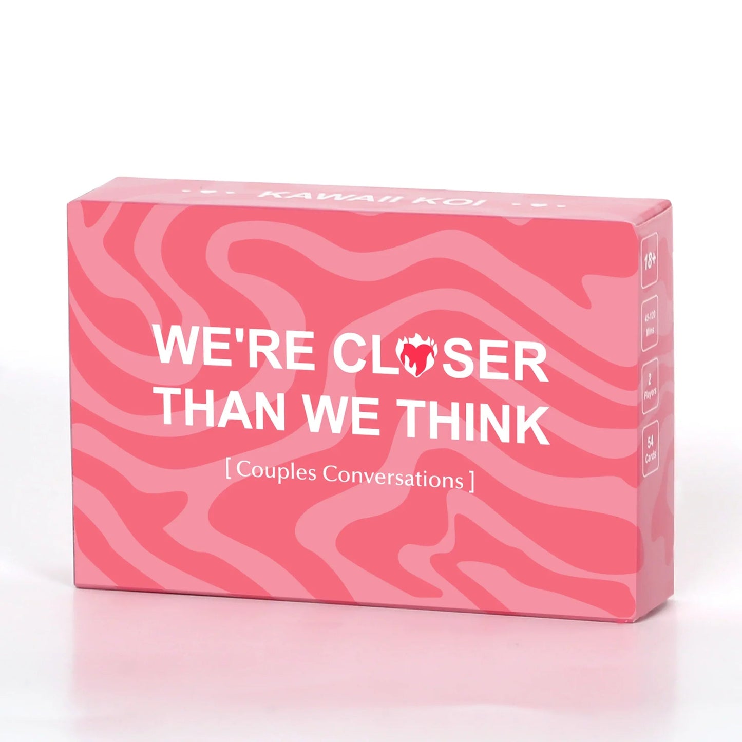 WE'RE CLOSER THAN WE THINK: A ROMANTIC CONVERSATION CARD GAME KAWAII KOI