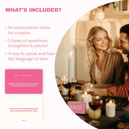 WE'RE CLOSER THAN WE THINK: A ROMANTIC CONVERSATION CARD GAME KAWAII KOI