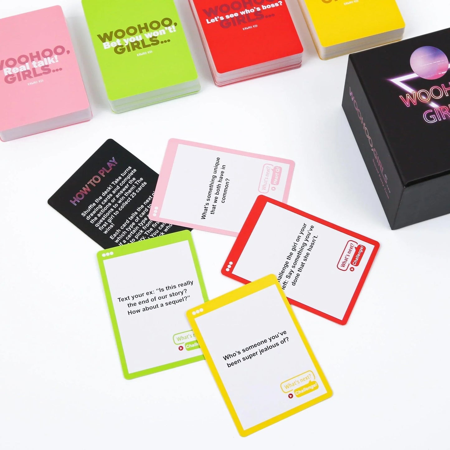 WOOHOO, GIRLS... Card Content