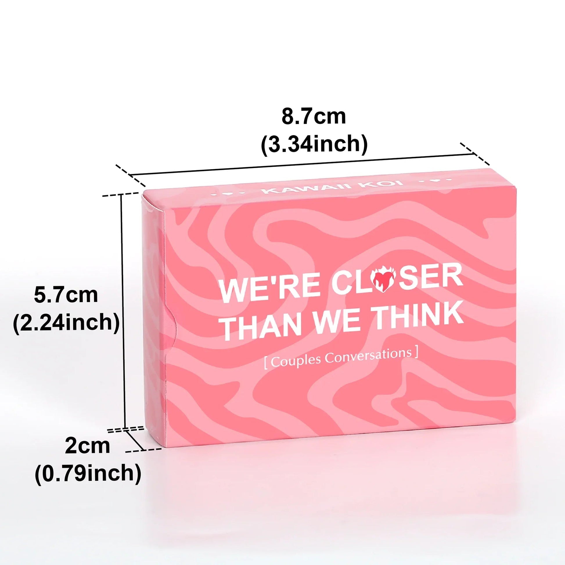 WE'RE CLOSER THAN WE THINK: A ROMANTIC CONVERSATION CARD GAME KAWAII KOI