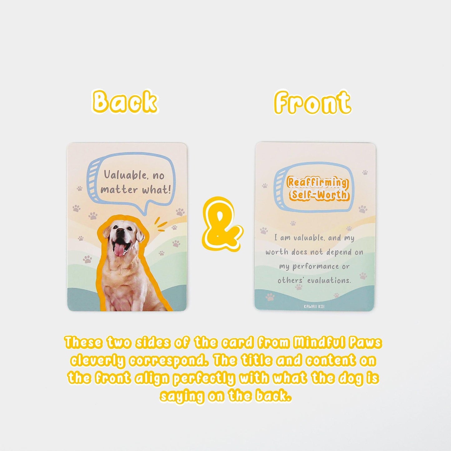 MINDFUL PAWS Front and Back