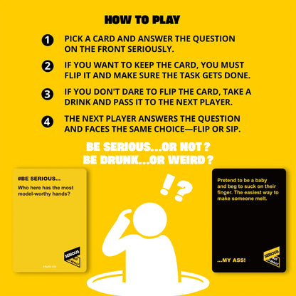 I'M NOT REALLY SERIOUS: How to play