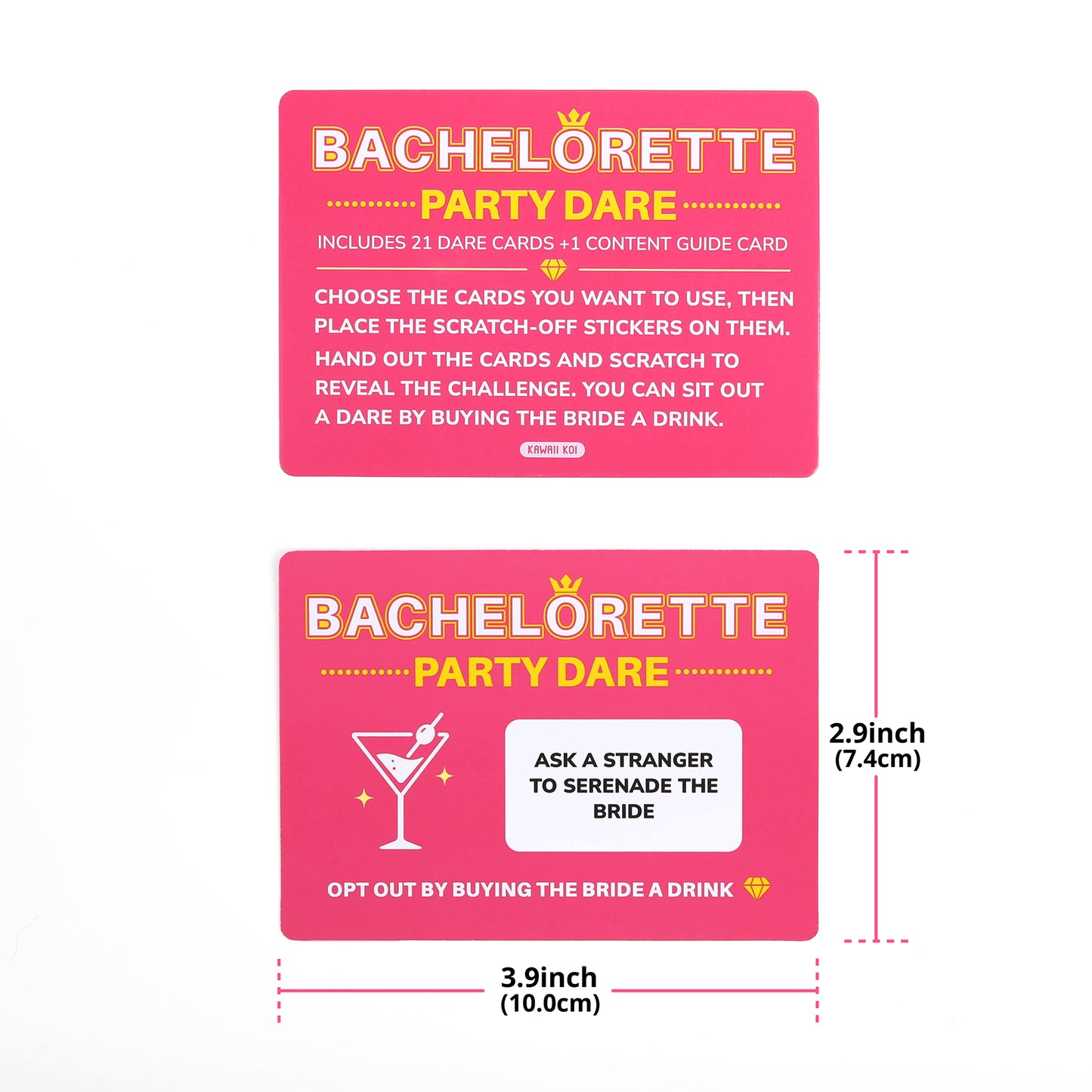 SCRATCH OFF DARE CARDS FOR GIRLS NIGHT