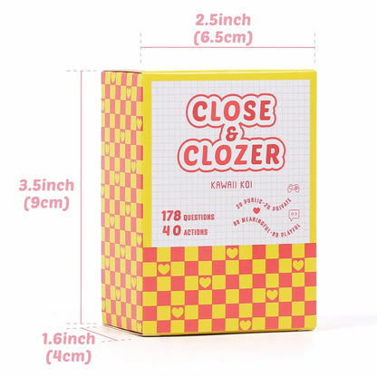 CLOSE & CLOZER Size Details