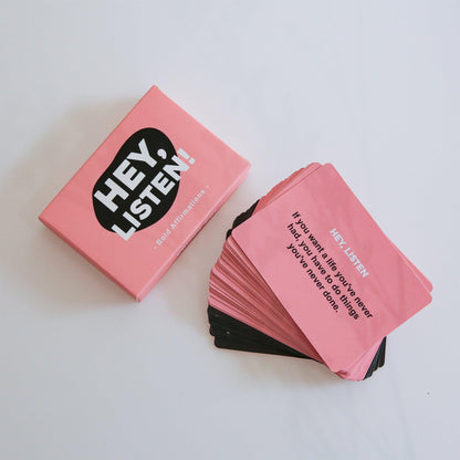 HEY, LISTEN! Pink Card